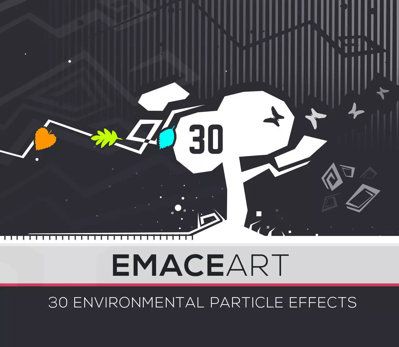Nature Project - Environmental Particle Effects  Low-poly 3D model_0