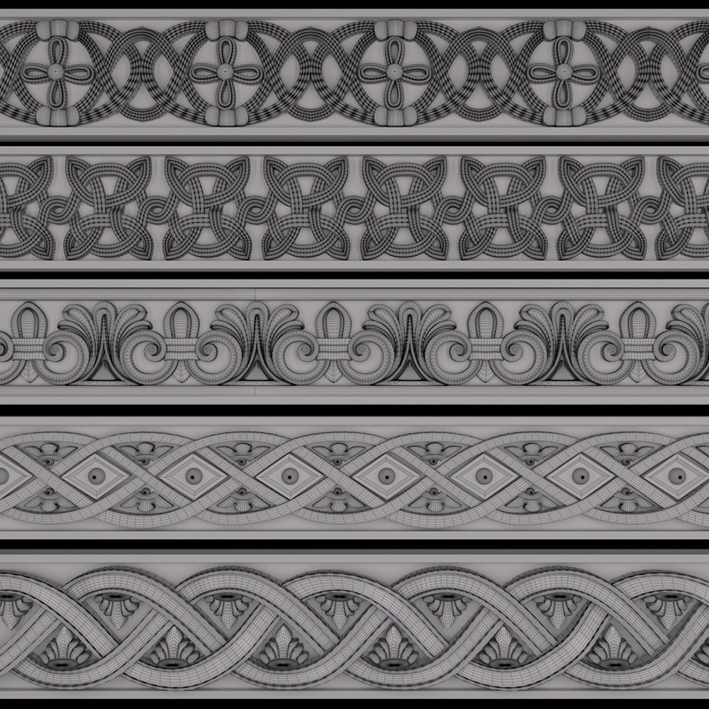 Trim Ornament 04 3D model_1