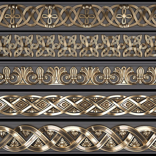 Trim Ornament 04 3D model