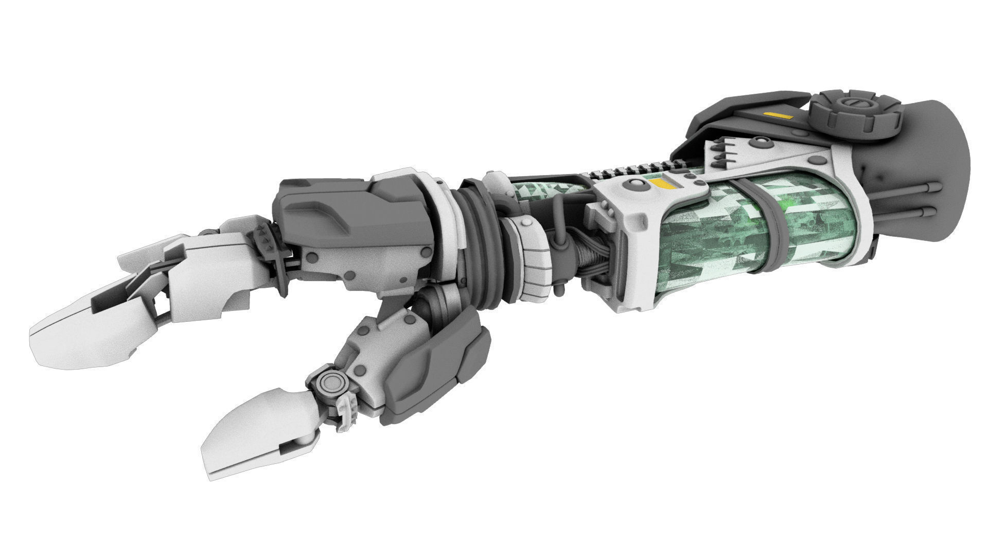 Robot Hand 3D model_1