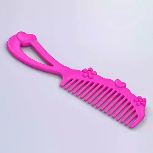 Barbie Comb 3D model