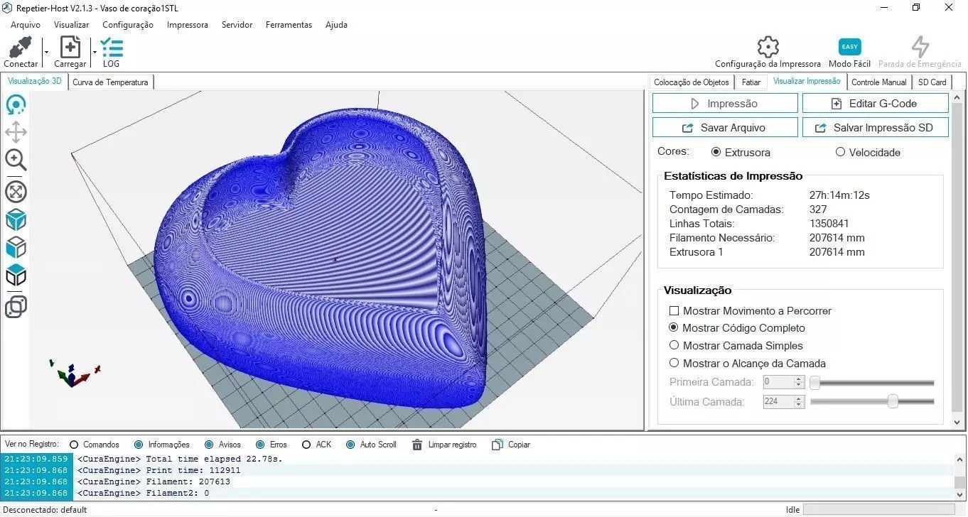 2 Heart-shaped plant vase 3D print model_0