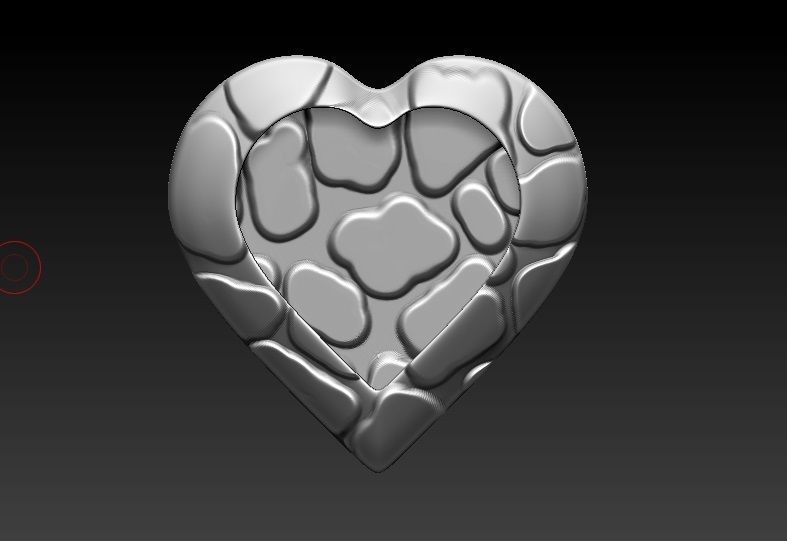 2 Heart-shaped plant vase 3D print model_5