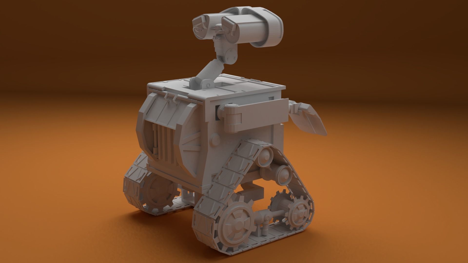Wall-E wall e robot 3D model_2