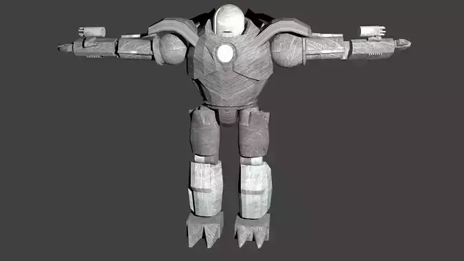 Iron Monger Low Poly 3D Model
