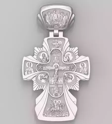 cross icon 3D print model