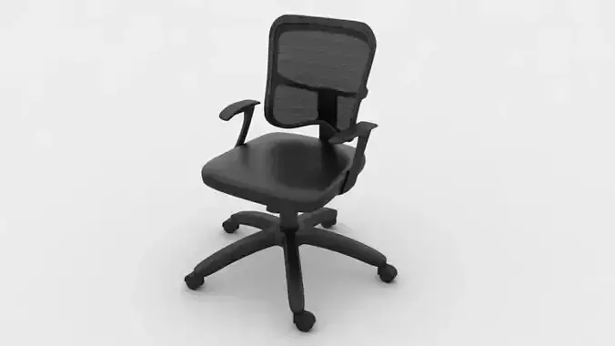 Black Office Chair 01