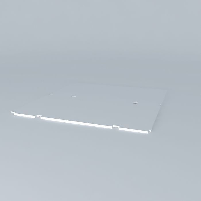 Industrial detail plate Free 3D model_1