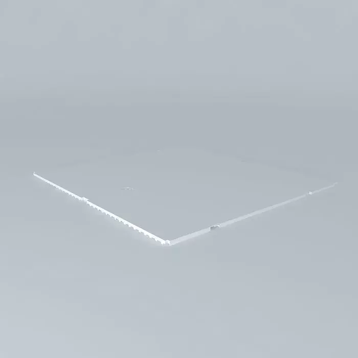 Industrial detail plate Free 3D model_0