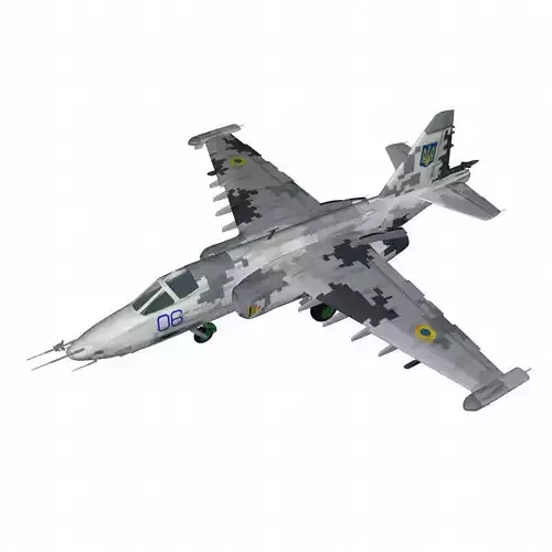 Su-25 fighter jet