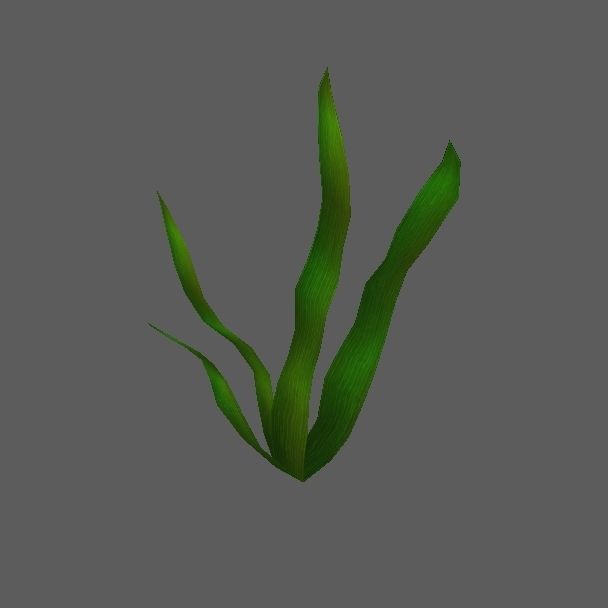 Aquarium Background Low-poly 3D model_10