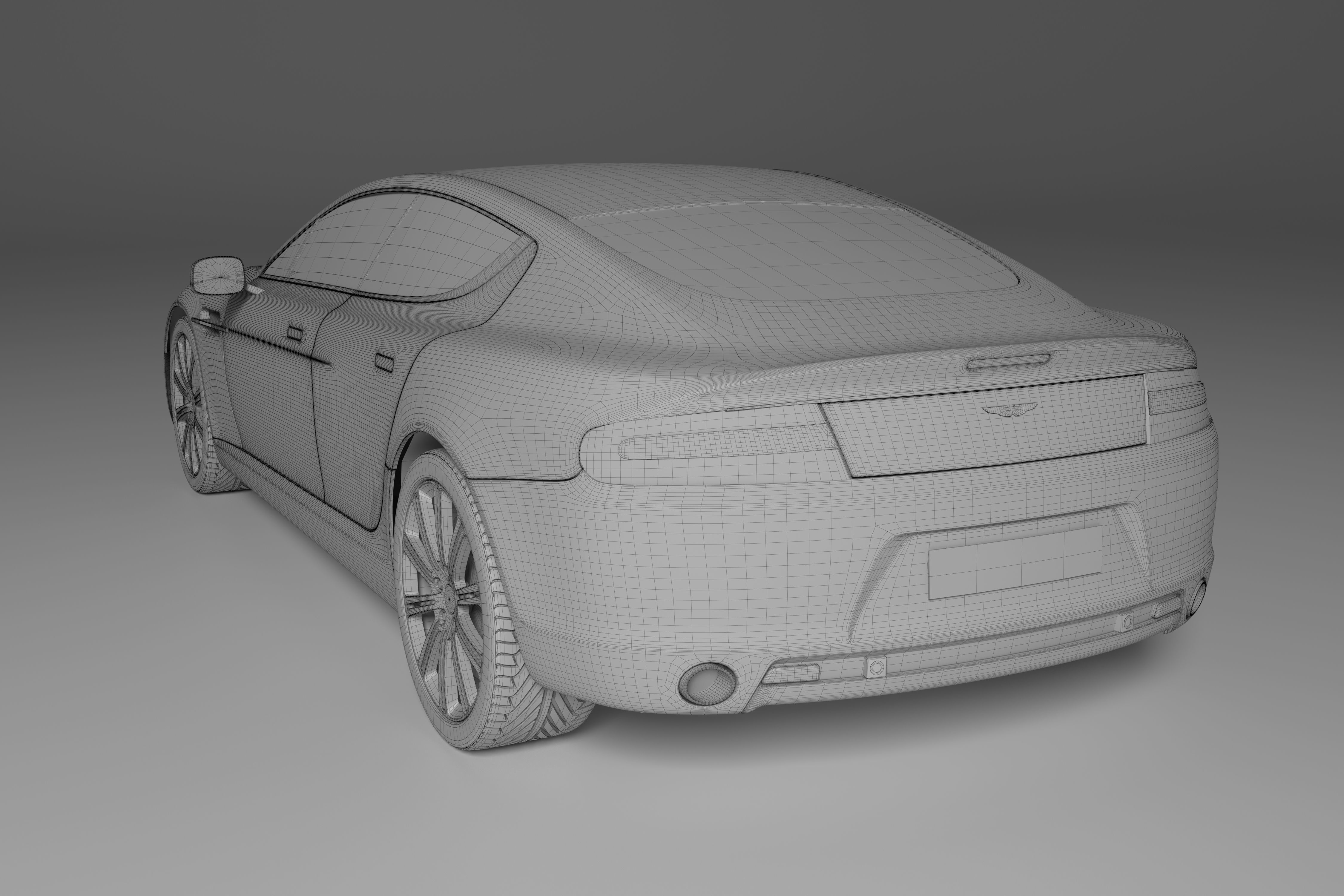 Aston Martin Rapide 2011 3D model_20