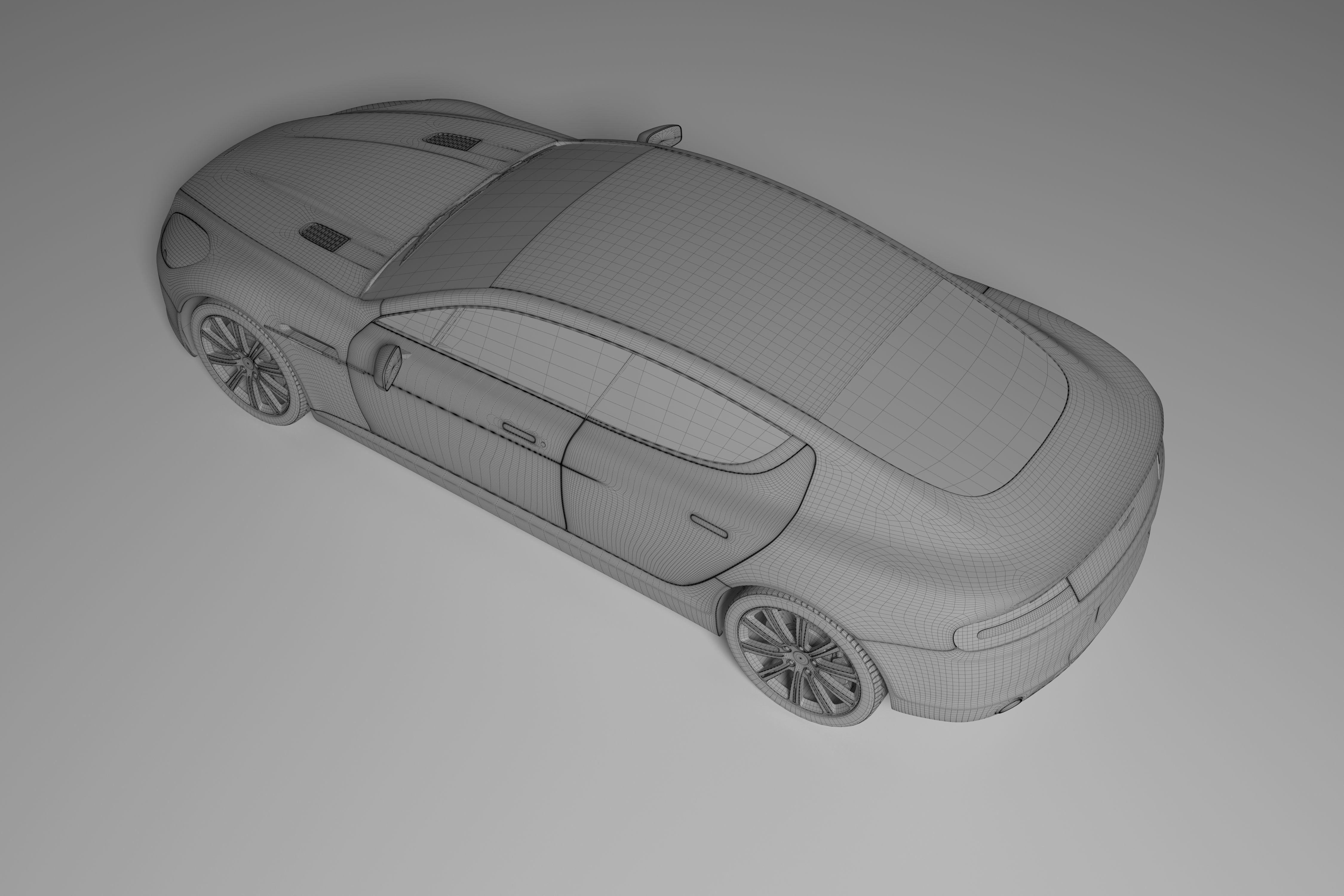 Aston Martin Rapide 2011 3D model_19