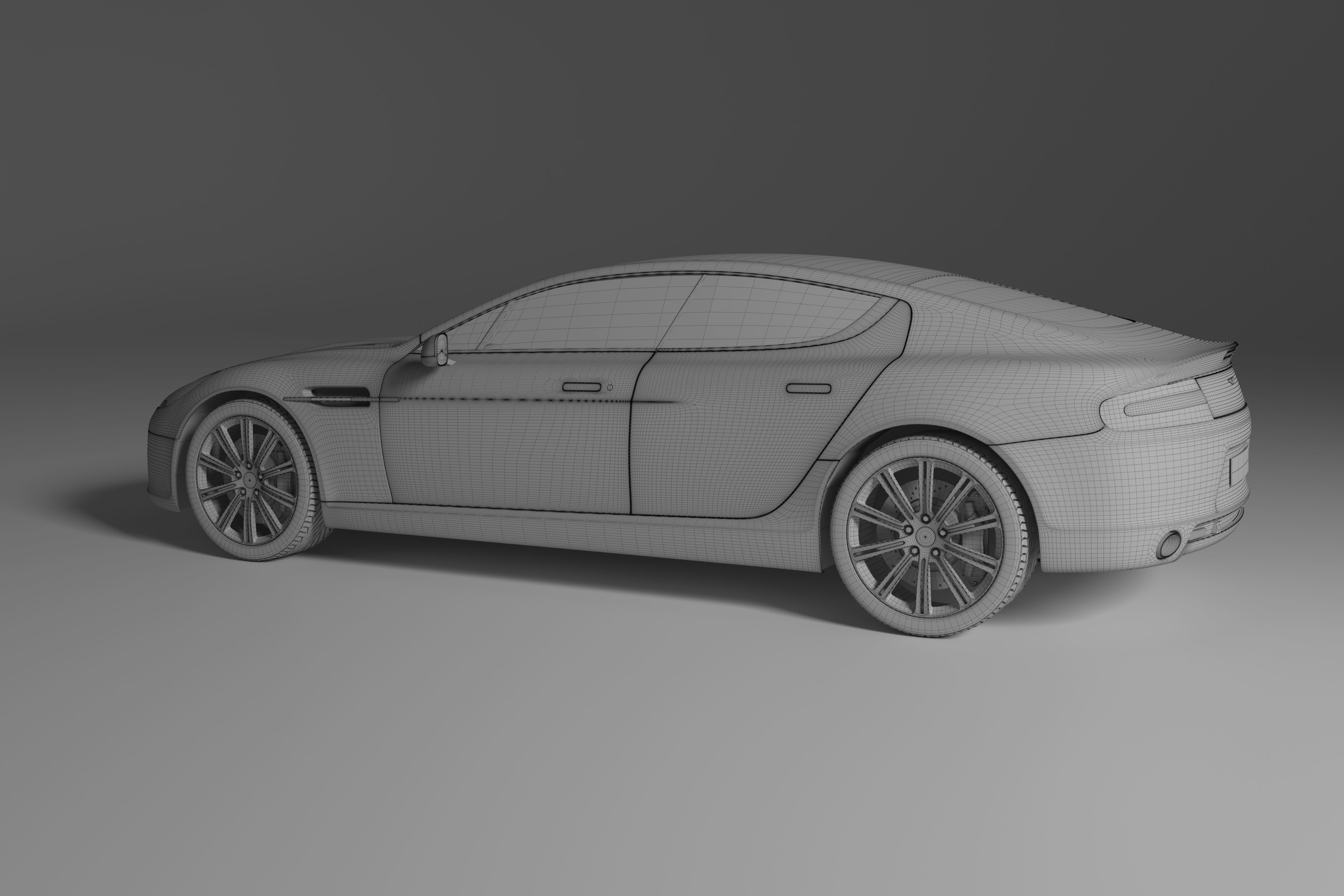 Aston Martin Rapide 2011 3D model_17