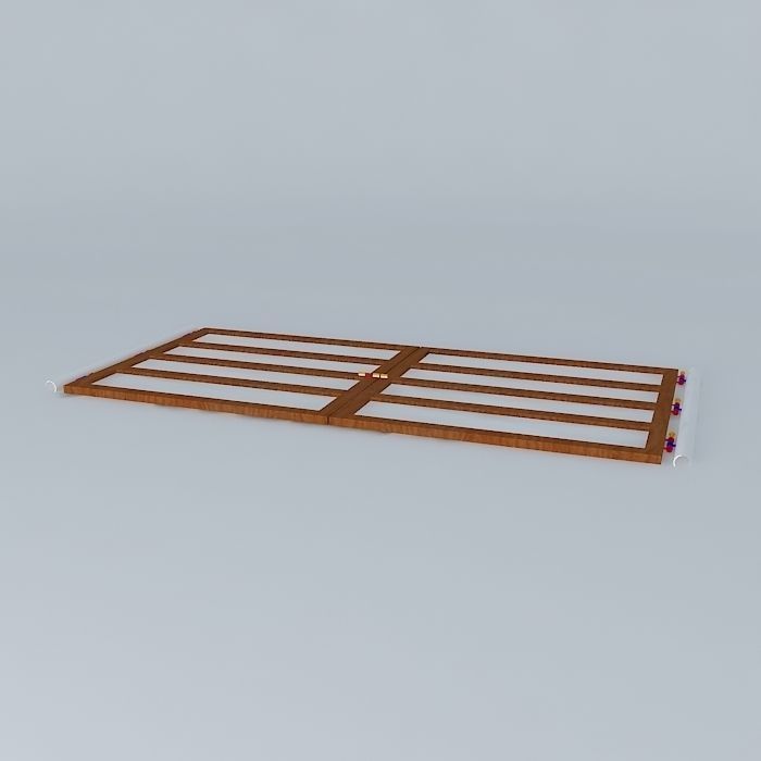 Architectural detail wooden frame Free 3D model_1