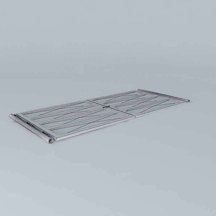 Architectural detail wooden frame Free 3D model_4