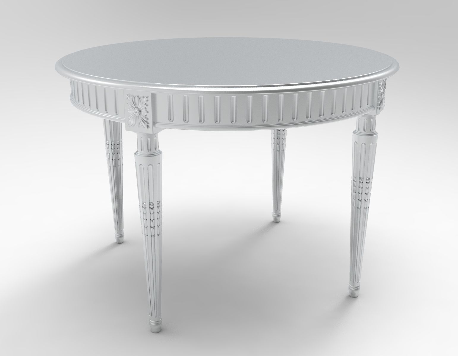 3D neoclassical table CGTrader