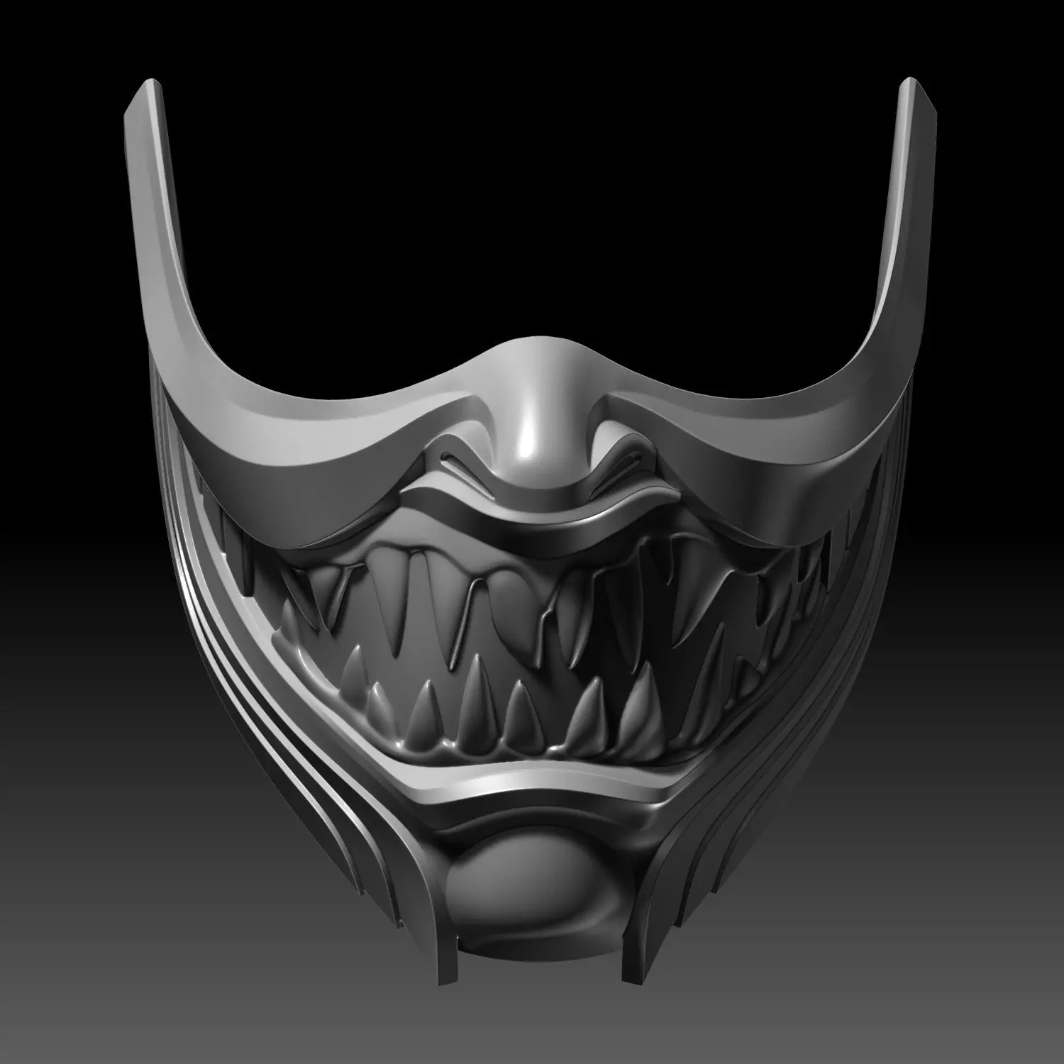 Scorpion Mask Hanzo Face Mortal Kombat 11 3D Printable Model 3D print model