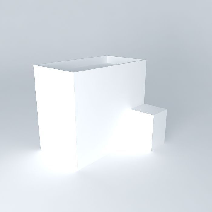 Industrial cube Free 3D model_1