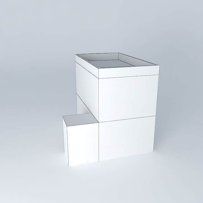 Industrial cube Free 3D model_3
