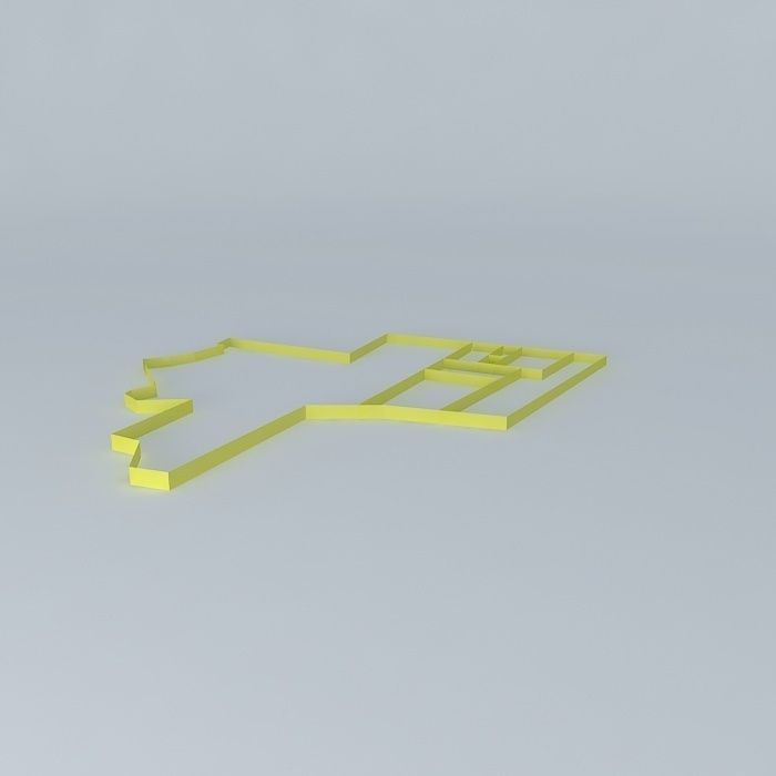 Architectural landscape Free 3D model_2