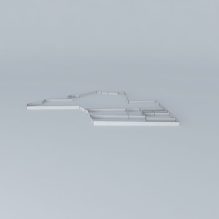 Architectural landscape Free 3D model_4
