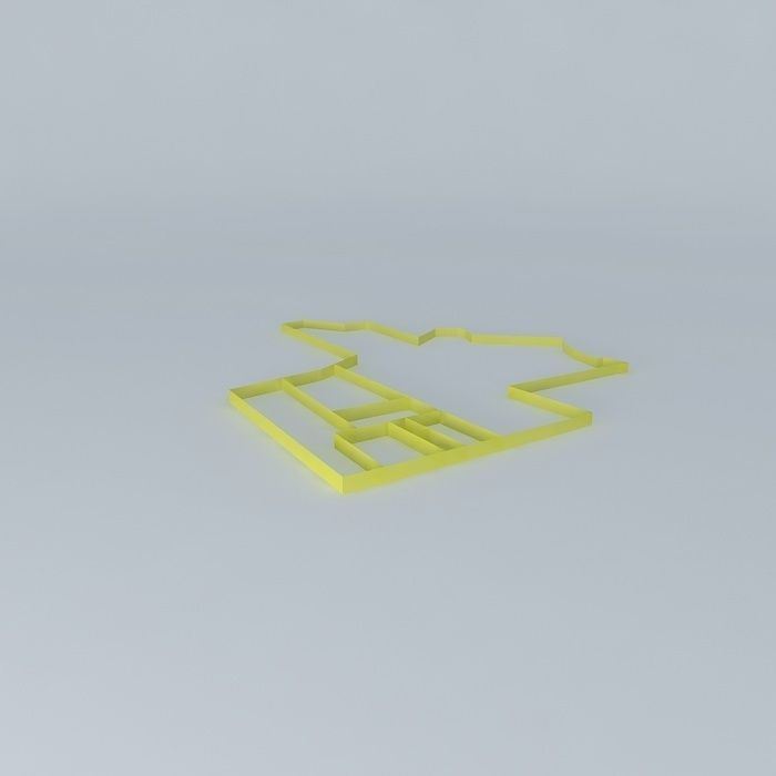 Architectural landscape Free 3D model_1