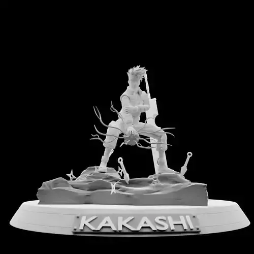 Kakashi Hatake character anime 3D print model