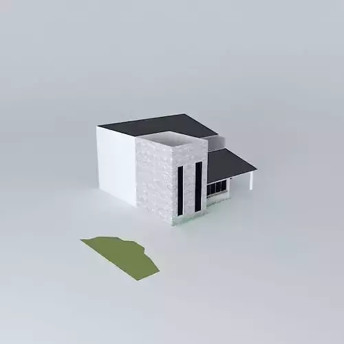 Architectural detail modern house