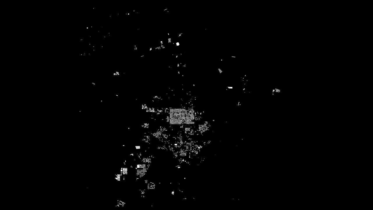 Xian Streets and Buildings 3D model_8