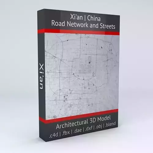 Xian Road Network and Streets