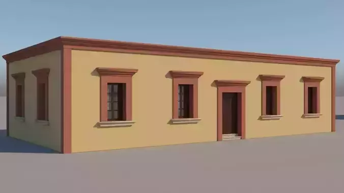 Mexican House  3 Houses  3D model