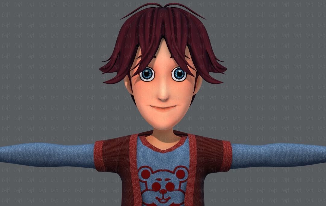 Base BoyV07 Clothing V01 Low-poly 3D model_19