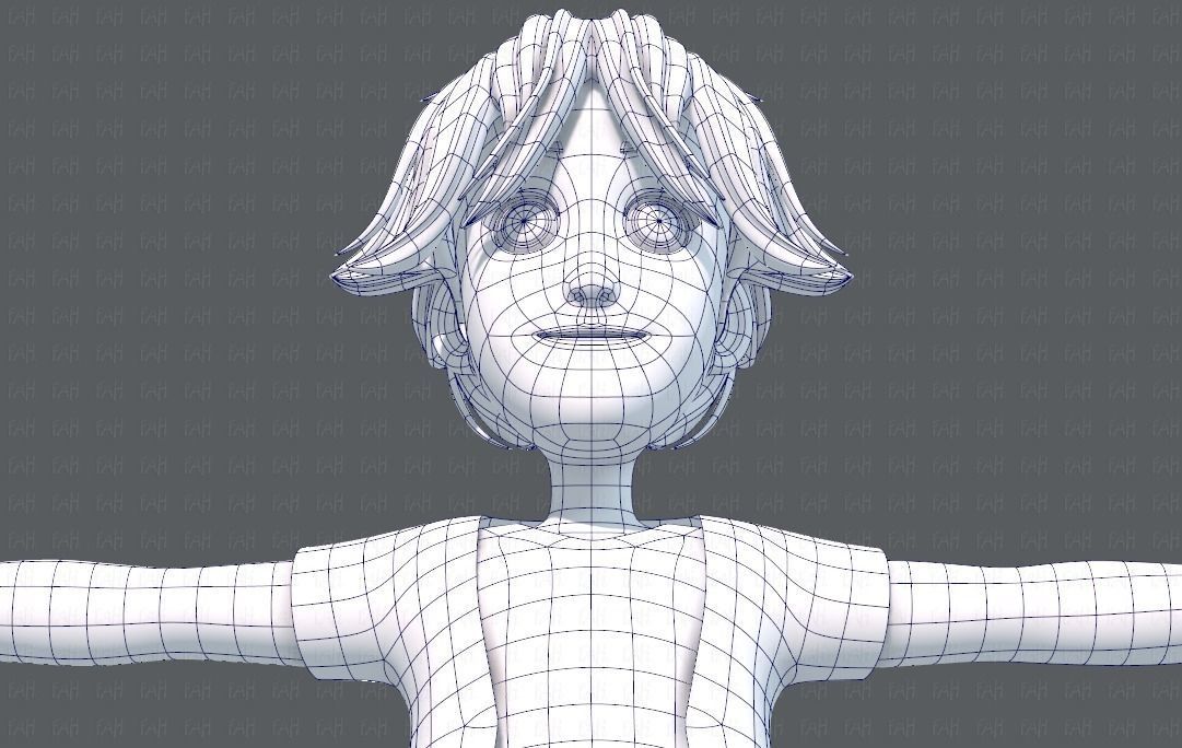 Base BoyV07 Clothing V01 Low-poly 3D model_46