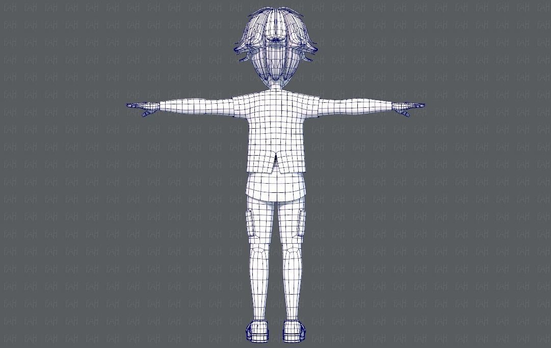 Base BoyV07 Clothing V01 Low-poly 3D model_15