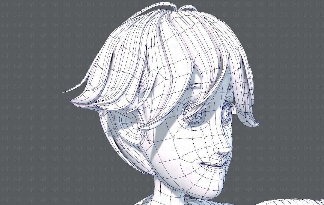 Base BoyV07 Clothing V01 Low-poly 3D model_40