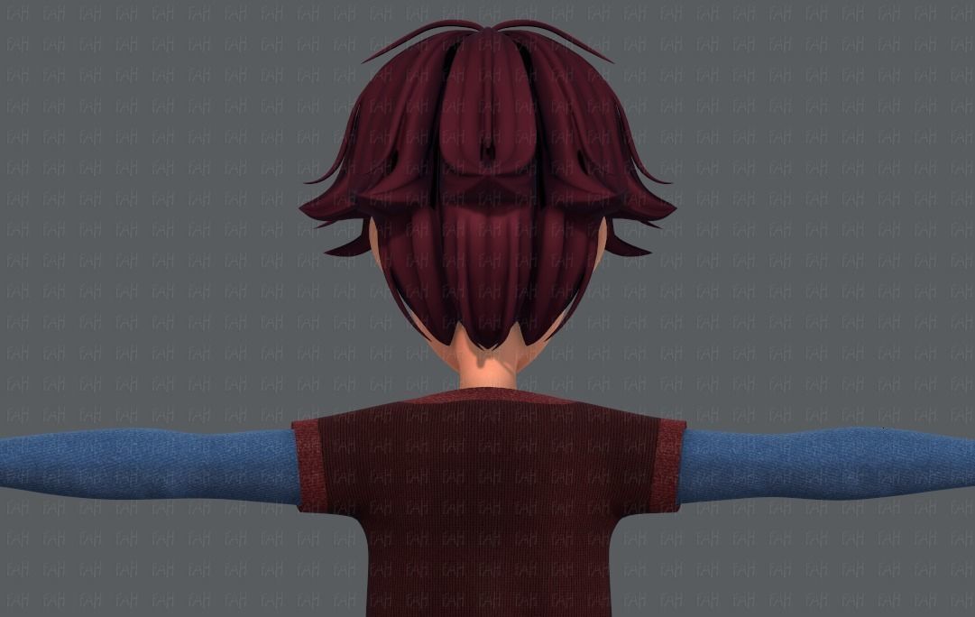 Base BoyV07 Clothing V01 Low-poly 3D model_23