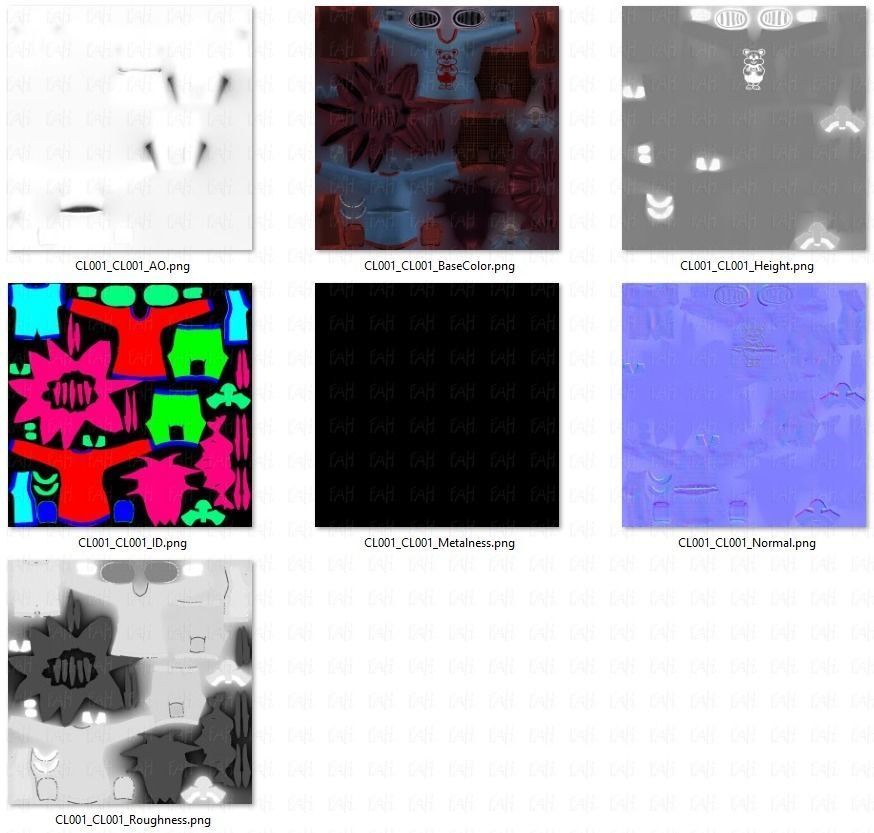 Base BoyV07 Clothing V01 Low-poly 3D model_52