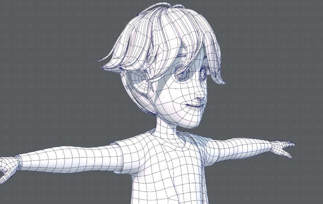 Base BoyV07 Clothing V01 Low-poly 3D model_28