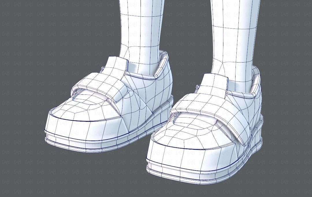 Base BoyV07 Clothing V01 Low-poly 3D model_48