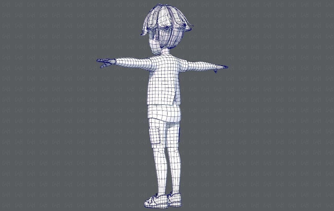 Base BoyV07 Clothing V01 Low-poly 3D model_16