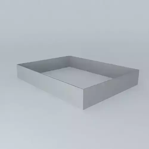 Architectural detail rectangular box