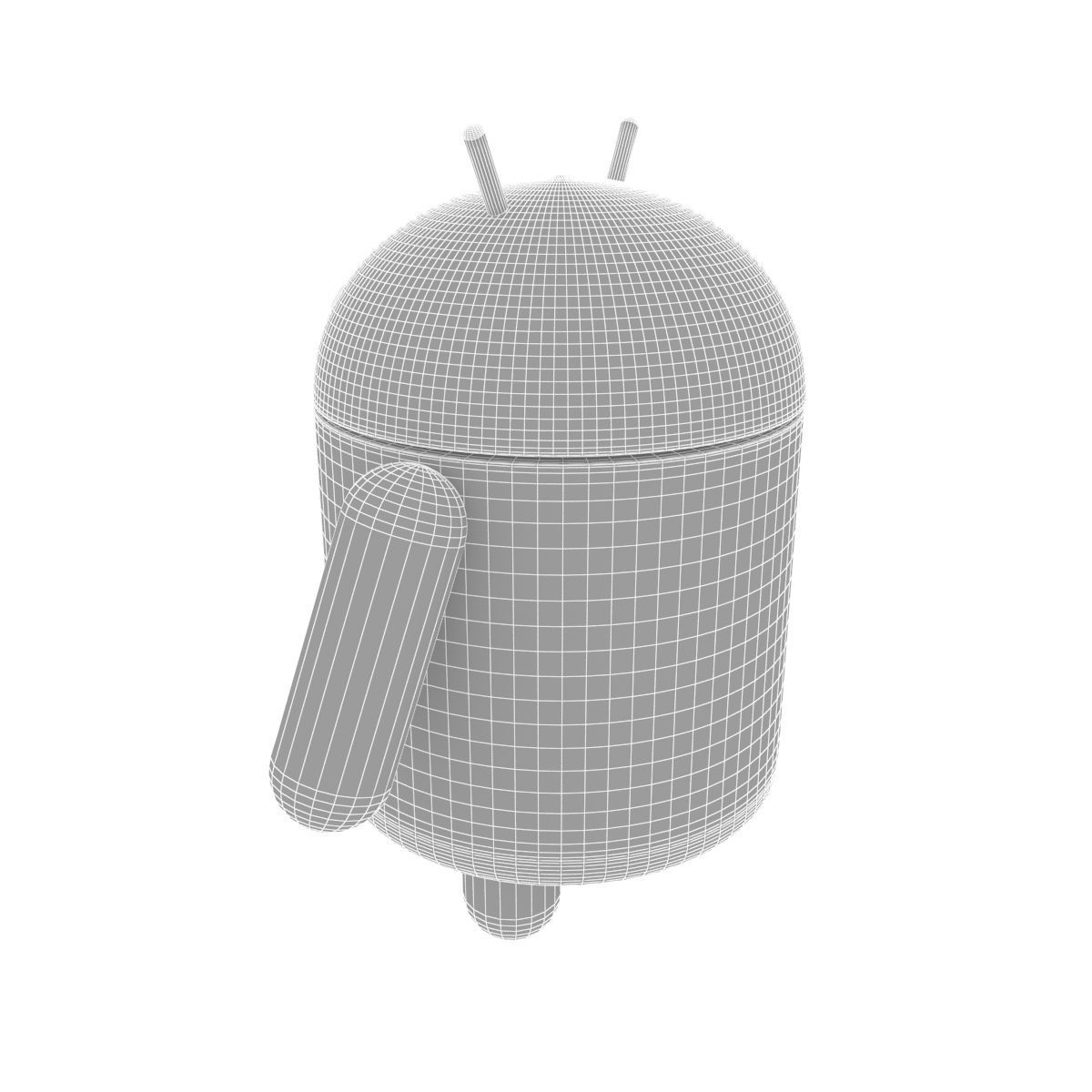 Android character 3D model_3