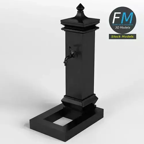 Cast iron fountain