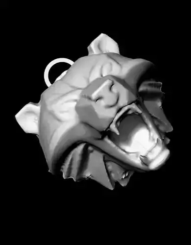 Bear Ursine Medallion The Witcher 3 Inspired 3D print model