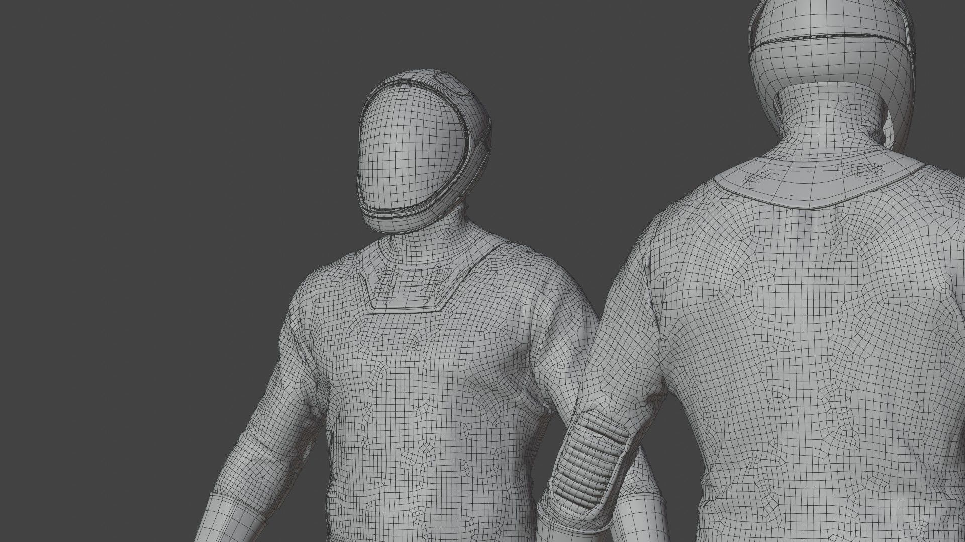 SpaceX Dragon Starman Spacesuit Rigged 3D model_15