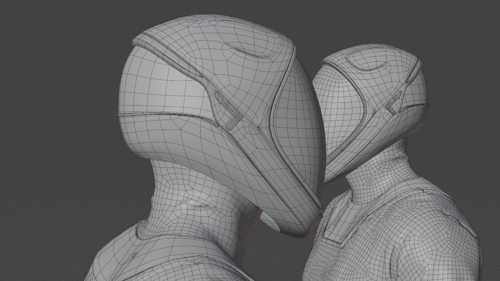 SpaceX Dragon Starman Spacesuit Rigged 3D model_18