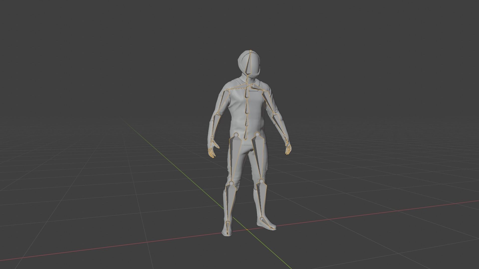 SpaceX Dragon Starman Spacesuit Rigged 3D model_5