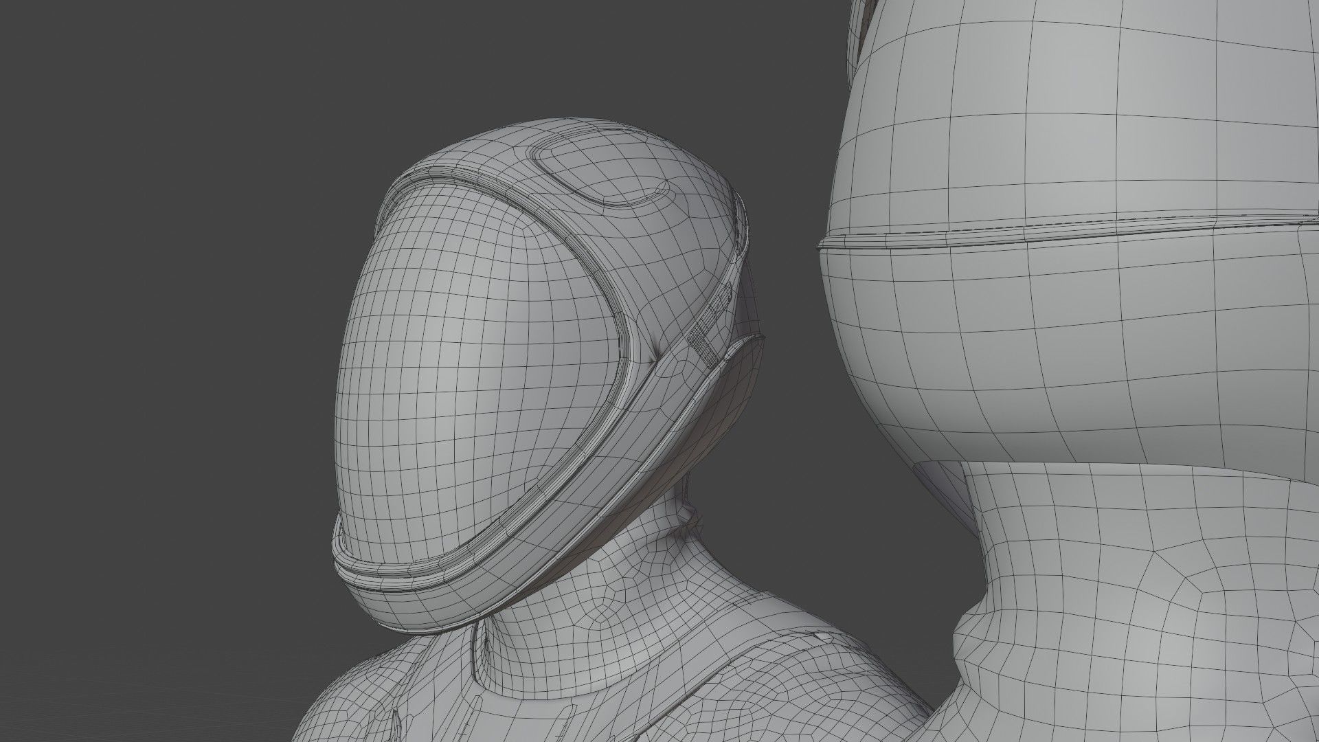 SpaceX Dragon Starman Spacesuit Rigged 3D model_17