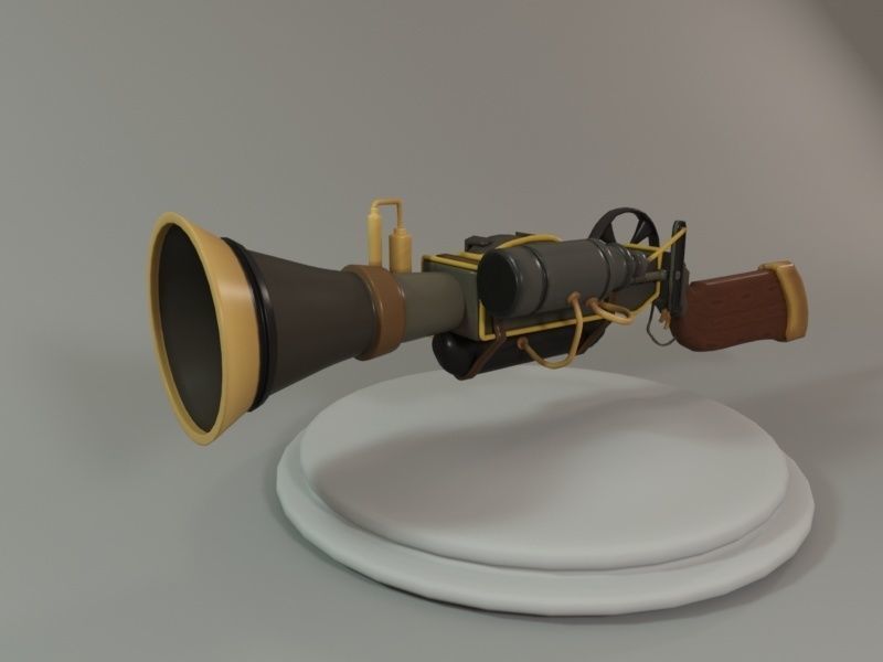 SteamPunk Shotgun Cartoon